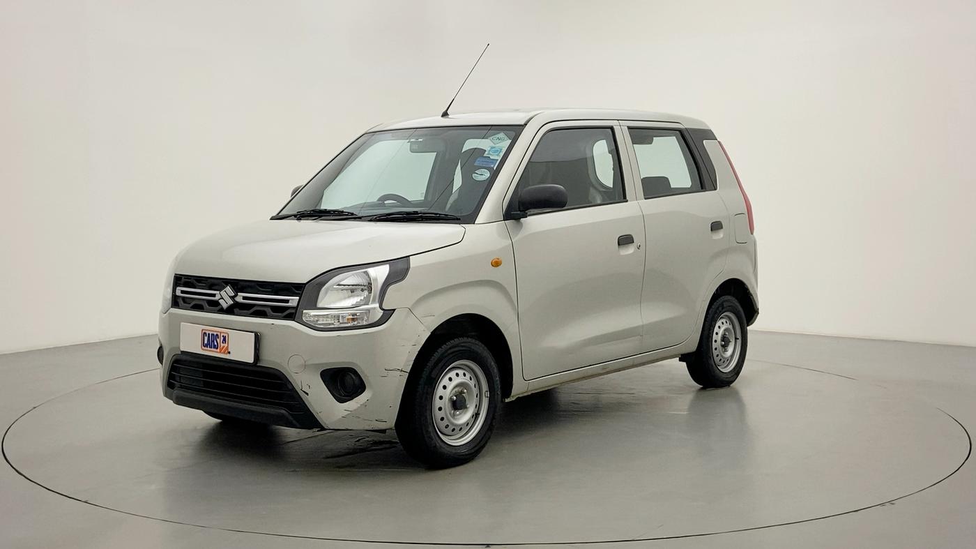 2021 Maruti New Wagon-R LXI CNG 1.0 L, CNG, Manual, 14,396 km, Left Front Diagonal