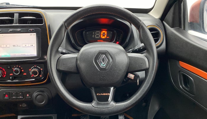 2019 Renault Kwid 1.0 CLIMBER OPT, Petrol, Manual, 15,966 km, Steering Wheel Close Up