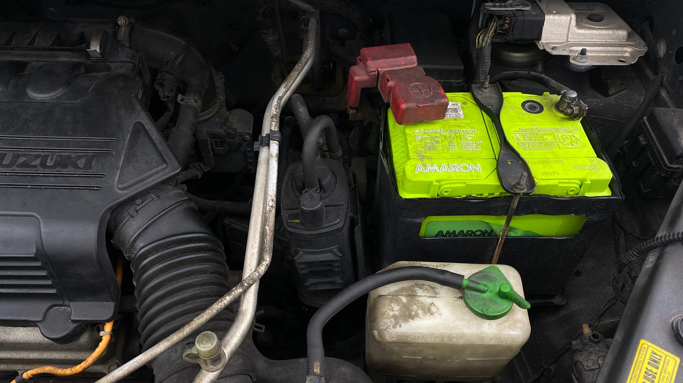 2018 Maruti Wagon R 1.0 VXI (O) AMT, Petrol, Automatic, 91,765 km, Engine View - Left