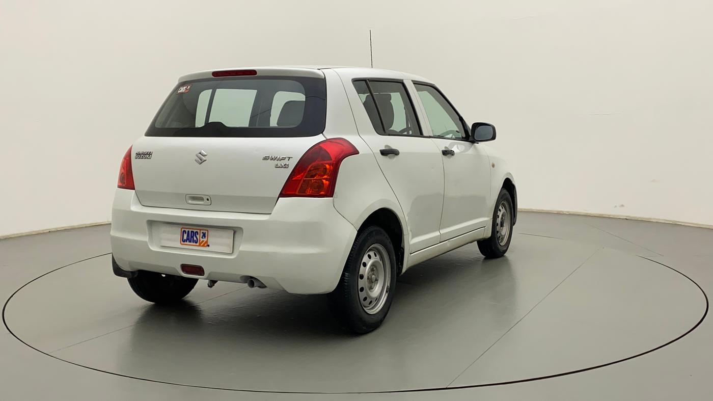 2010 Maruti Swift LXI, Petrol, Manual, 70,437 km, Right Back Diagonal