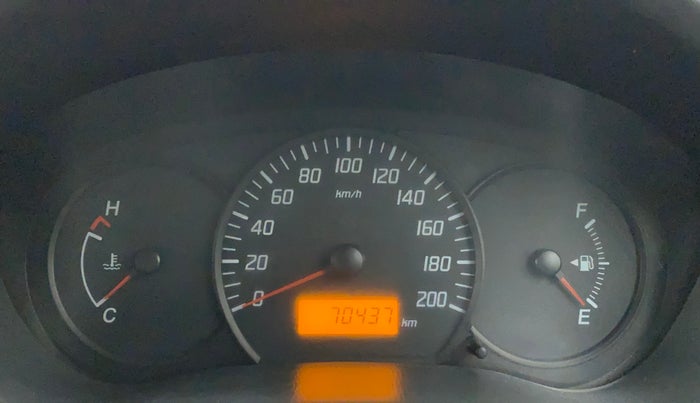2010 Maruti Swift LXI, Petrol, Manual, 70,437 km, Odometer Image