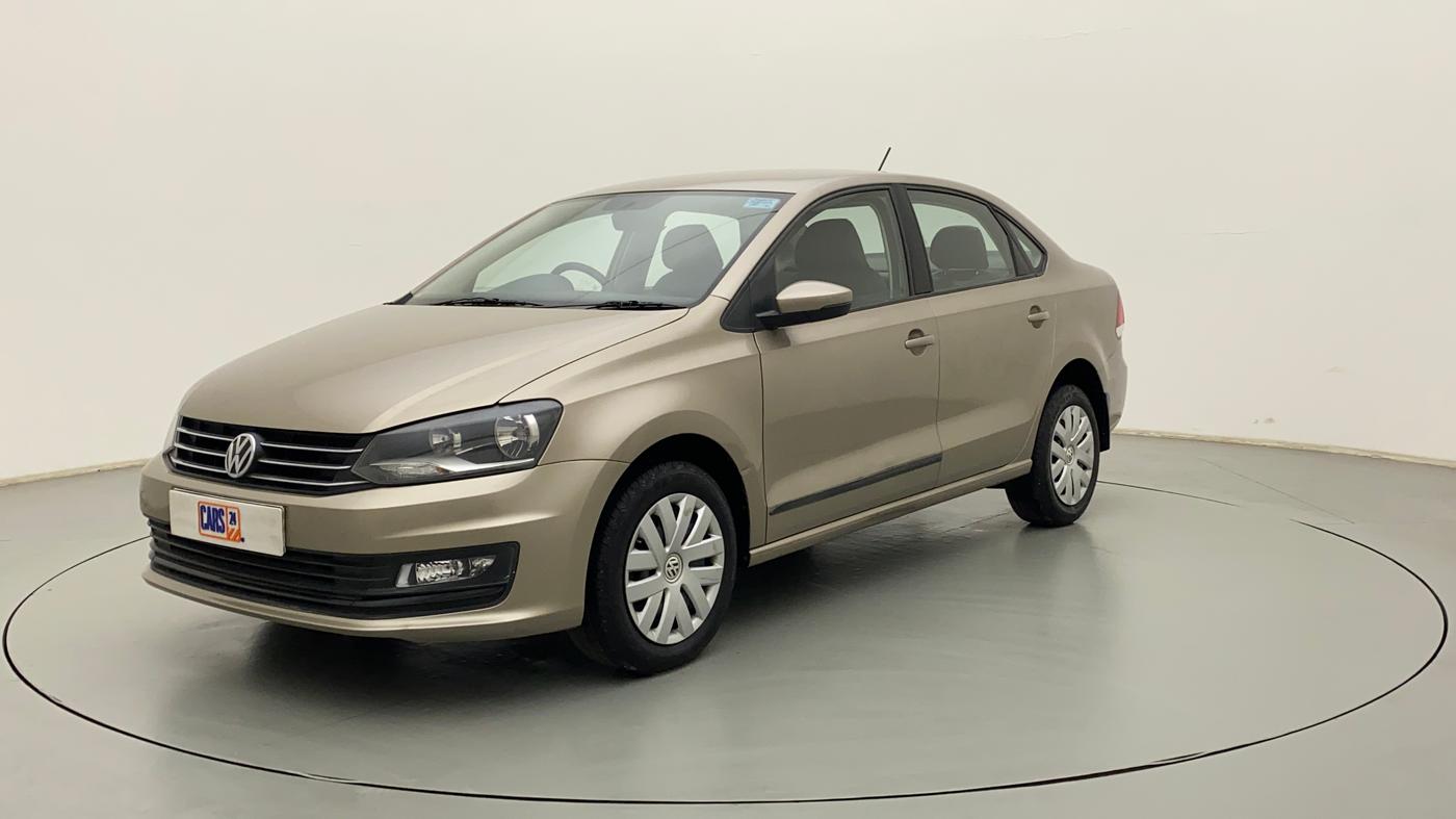 2015 Volkswagen Vento COMFORTLINE 1.2 TSI AT, Petrol, Automatic, 49,705 km, Left Front Diagonal
