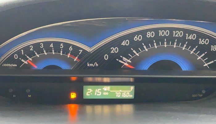 2014 Toyota Etios CROSS 1.2 G, Petrol, Manual, 70,160 km, Odometer Image