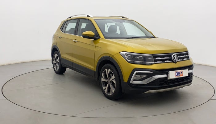 2021 Volkswagen TAIGUN TOPLINE 1.0 TSI AT, Petrol, Automatic, 29,428 km, Right Front Diagonal