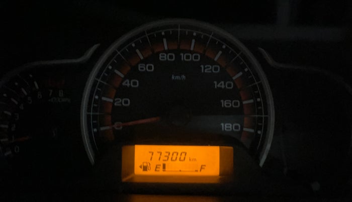 2015 Maruti Alto K10 VXI, Petrol, Manual, 77,292 km, Odometer Image