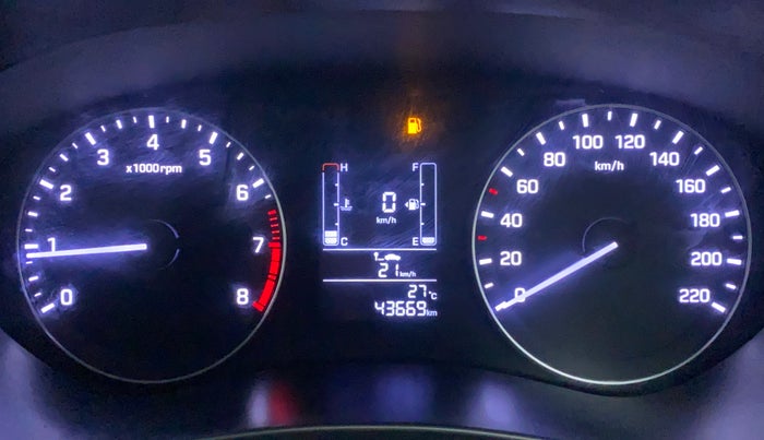 2017 Hyundai Elite i20 MAGNA 1.2, Petrol, Manual, 43,796 km, Odometer Image