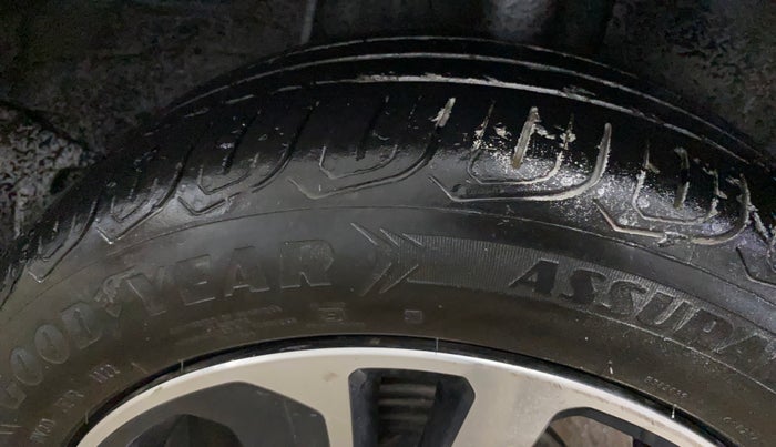 2022 Tata ALTROZ XZ PLUS PETROL, Petrol, Manual, 46,471 km, Left Rear Tyre Tread