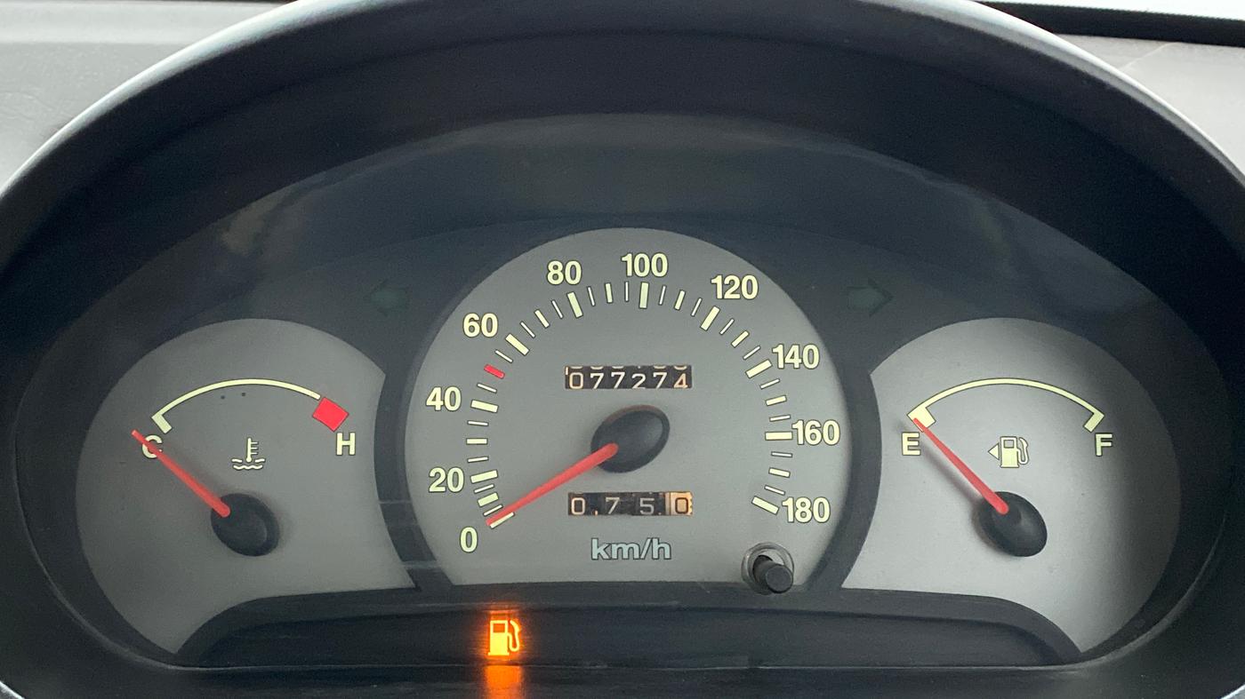 2013 Hyundai Santro Xing GL PLUS, Petrol, Manual, 77,272 km, Odometer Image