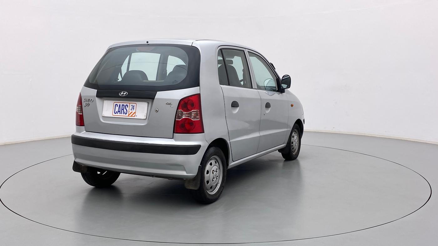 2013 Hyundai Santro Xing GL PLUS, Petrol, Manual, 77,272 km, Right Back Diagonal