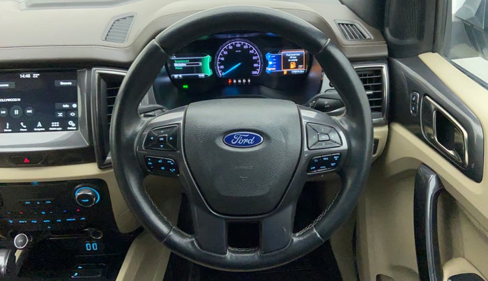 2018 Ford Endeavour 2.2l 4X2 AT Titanium, Diesel, Automatic, 76,800 km, Steering Wheel Close Up