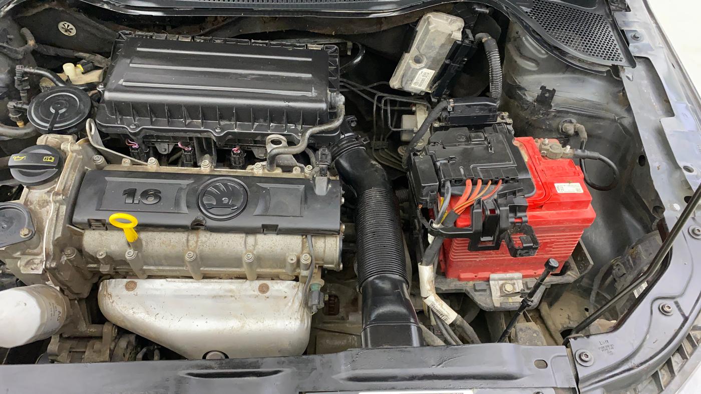 2018 Skoda Rapid STYLE 1.6 MPI AT, Petrol, Automatic, 75,459 km, Engine View - Left