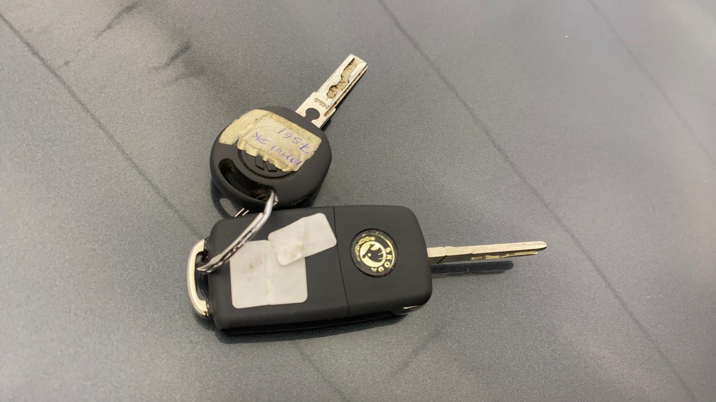 2018 Skoda Rapid STYLE 1.6 MPI AT, Petrol, Automatic, 75,459 km, Key Close Up