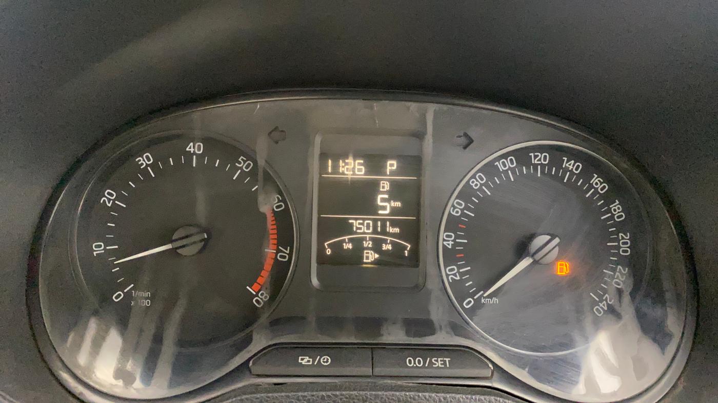 2018 Skoda Rapid STYLE 1.6 MPI AT, Petrol, Automatic, 75,459 km, Odometer Image
