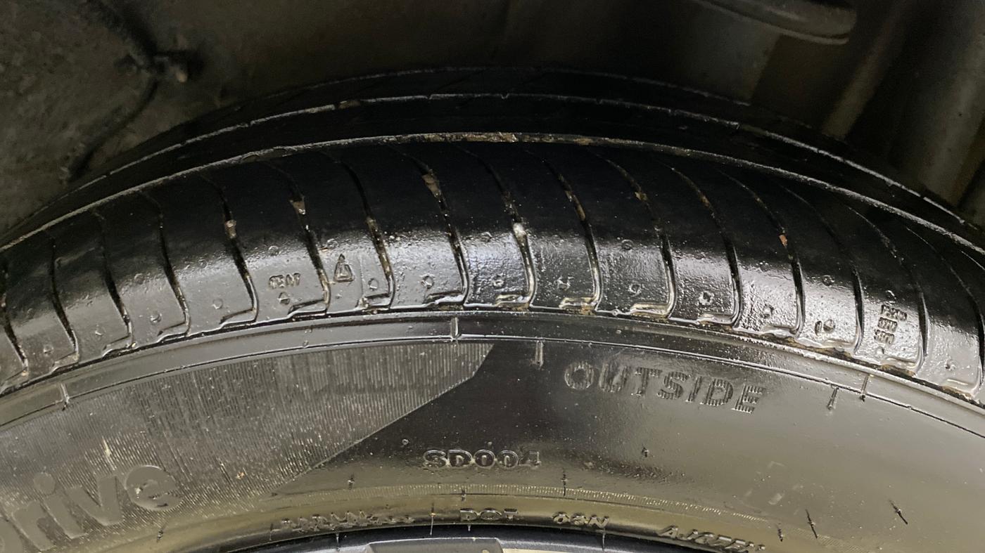 2021 Tata Tiago XZ PLUS PETROL, Petrol, Manual, 47,792 km, Left Rear Tyre Tread