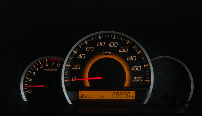 2016 Maruti Wagon R 1.0 VXI, Petrol, Manual, 29,028 km, Odometer Image