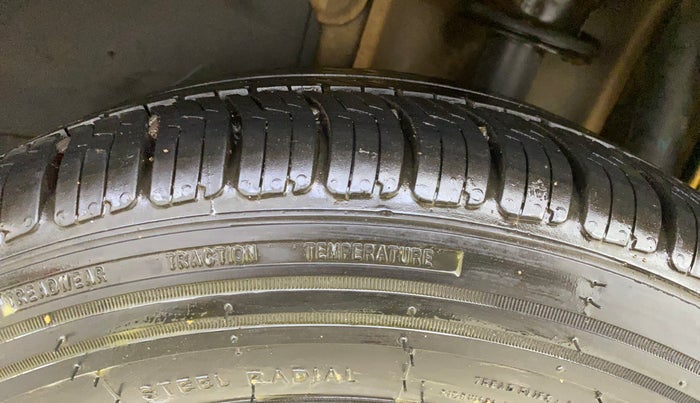 2017 Tata Tiago XZ PETROL, CNG, Manual, 55,603 km, Left Rear Tyre Tread