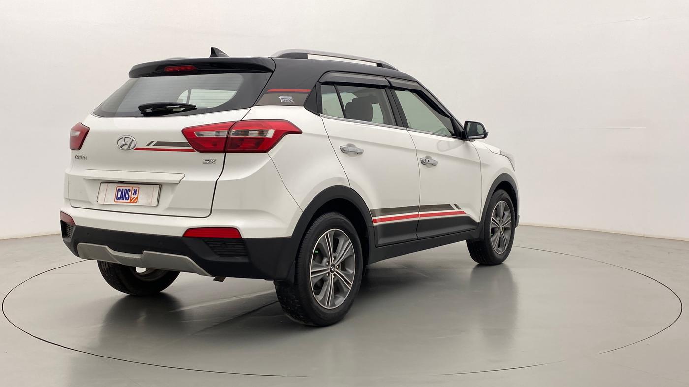 2016 Hyundai Creta 1.6 SX PLUS VTVT ANNIVERSARY EDITION, Petrol, Manual, 51,083 km, Right Back Diagonal