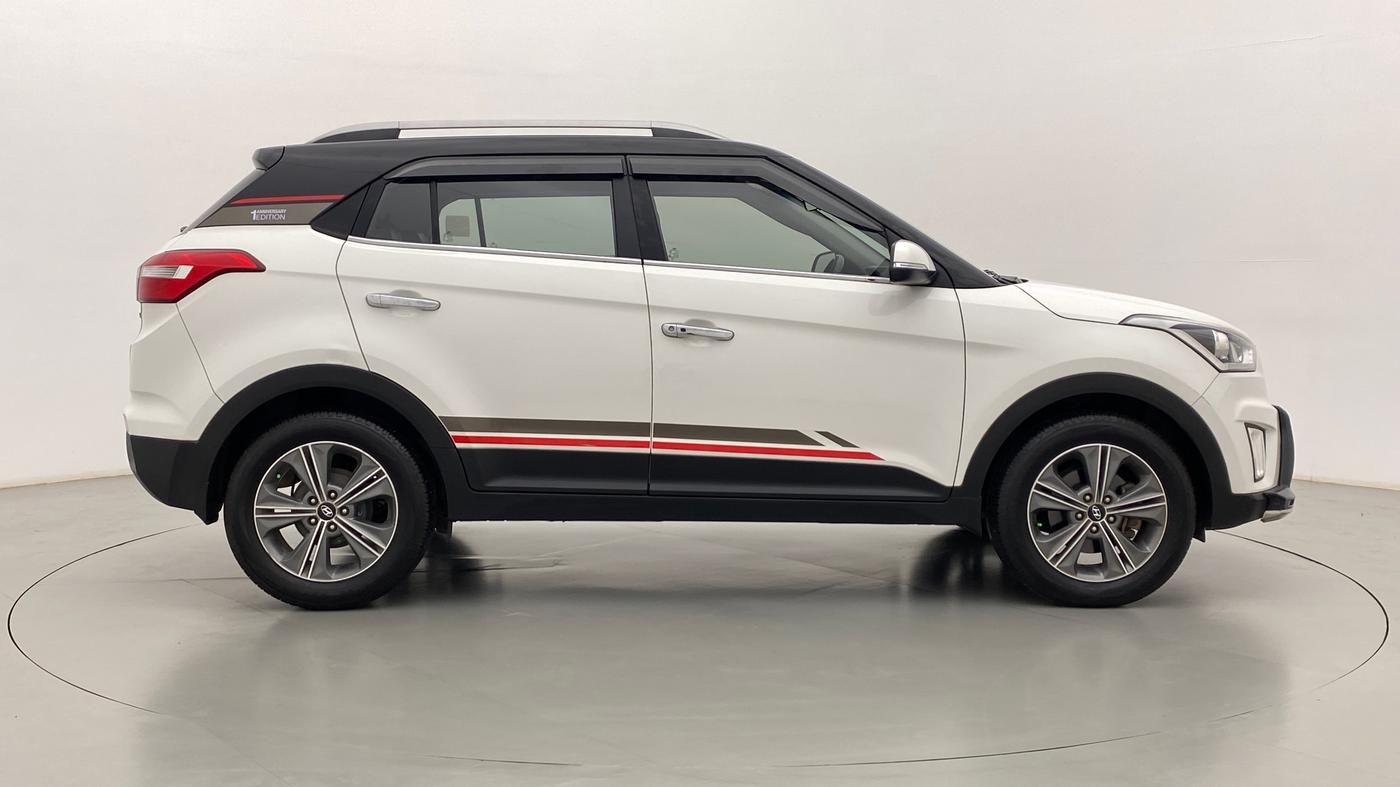 2016 Hyundai Creta 1.6 SX PLUS VTVT ANNIVERSARY EDITION, Petrol, Manual, 51,083 km, Right Side View