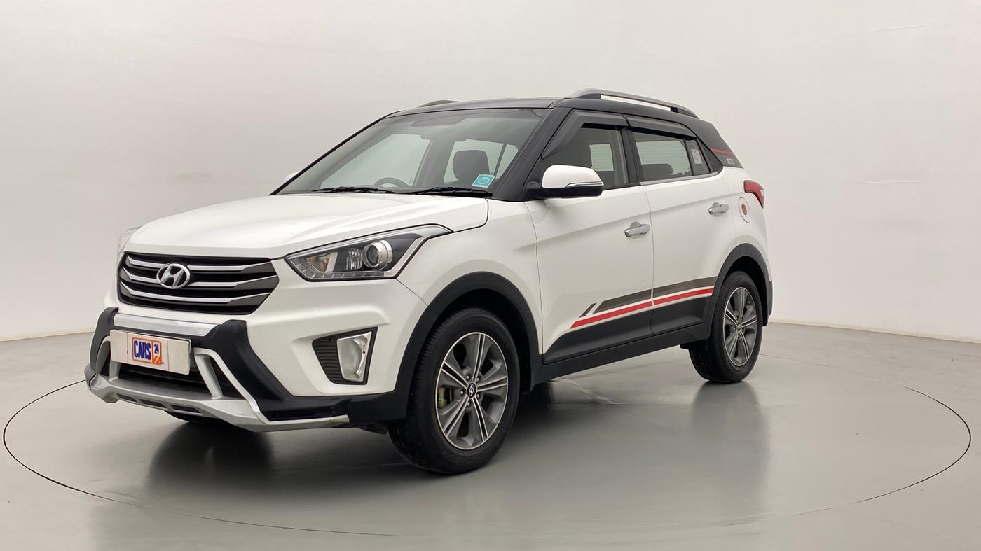 2016 Hyundai Creta 1.6 SX PLUS VTVT ANNIVERSARY EDITION, Petrol, Manual, 51,083 km, Left Front Diagonal
