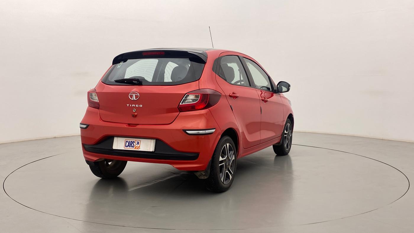 2020 Tata Tiago XZA+ DUAL TONE 1.2RTN, Petrol, Automatic, 25,527 km, Right Back Diagonal