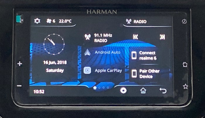 2020 Tata Tiago XZA+ DUAL TONE 1.2RTN, Petrol, Automatic, 25,527 km, Infotainment System