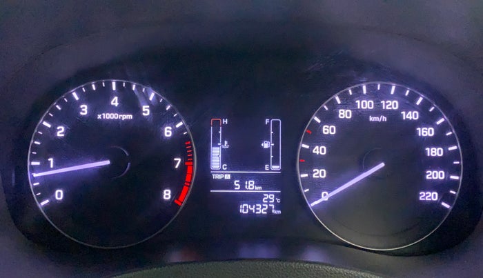 2016 Hyundai Creta S 1.6 PETROL, Petrol, Manual, 1,04,276 km, Odometer Image