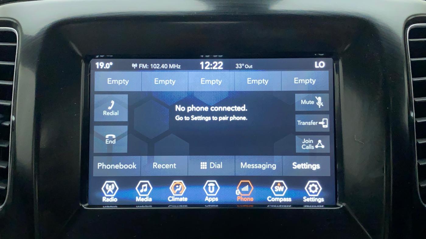 2019 Jeep Compass LIMITED 1.4 PETROL AT, Petrol, Automatic, 58,480 km, Infotainment System