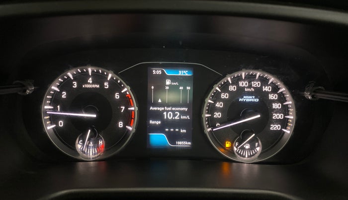 2024 Maruti BREZZA ZXI + SMART HYBRID, Petrol, Manual, 19,853 km, Odometer Image