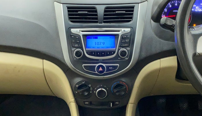 2013 Hyundai Verna FLUIDIC 1.4 VTVT, Petrol, Manual, 43,978 km, Air Conditioner