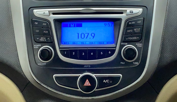 2013 Hyundai Verna FLUIDIC 1.4 VTVT, Petrol, Manual, 43,978 km, Infotainment System