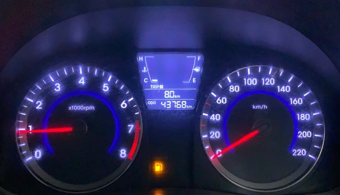 2013 Hyundai Verna FLUIDIC 1.4 VTVT, Petrol, Manual, 43,978 km, Odometer Image