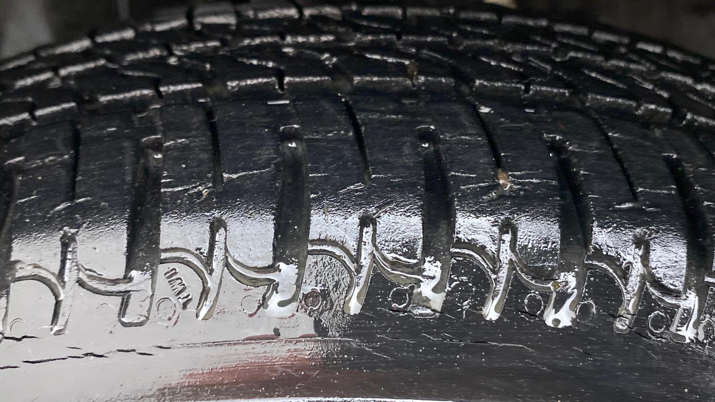 2017 Tata Nano TWIST XTA, Petrol, Automatic, 3,590 km, Left Front Tyre Tread