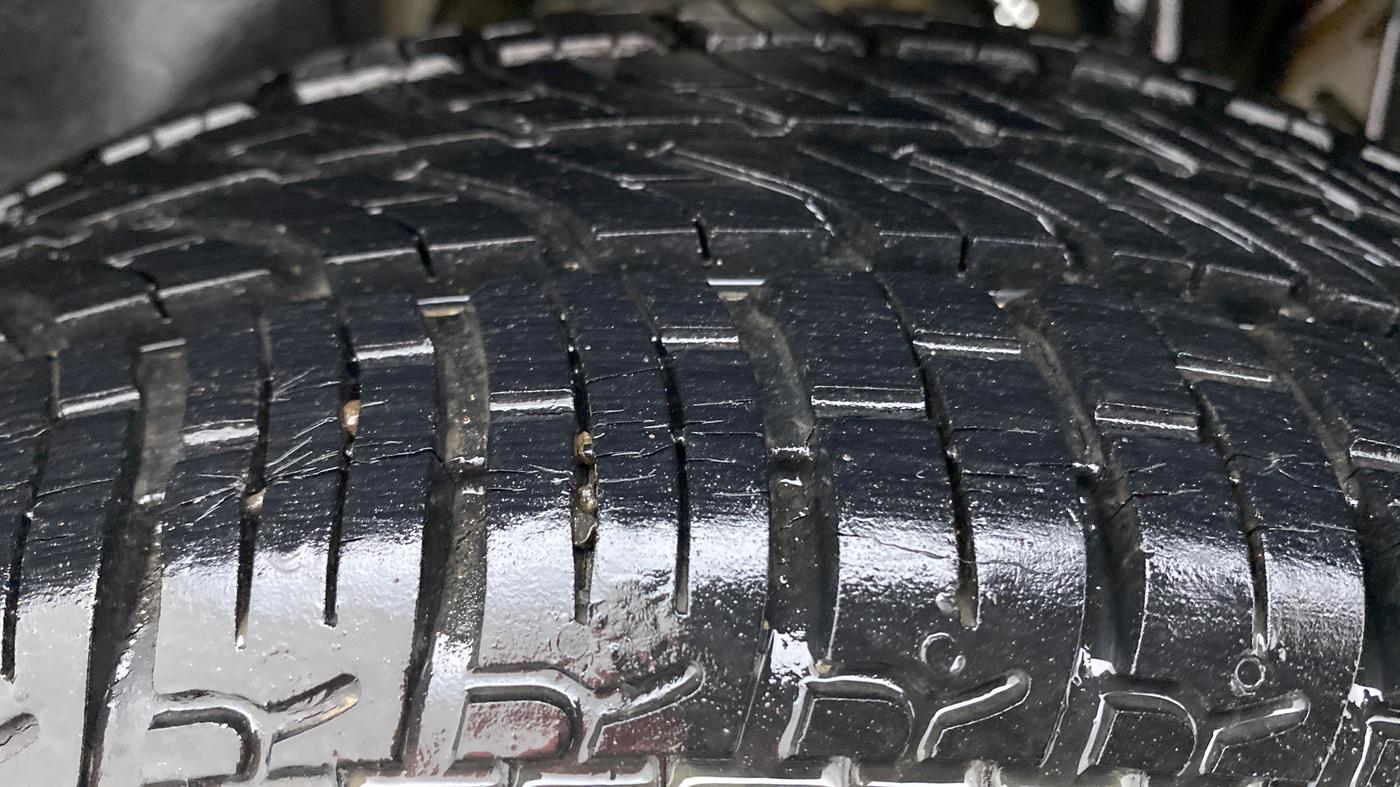 2017 Tata Nano TWIST XTA, Petrol, Automatic, 3,590 km, Left Rear Tyre Tread