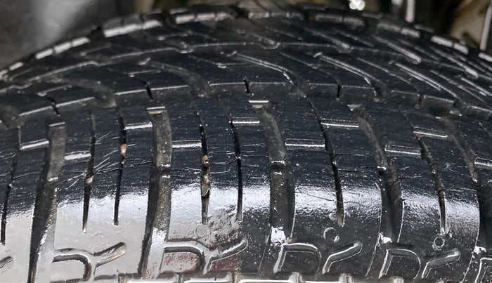 2017 Tata Nano TWIST XTA, Petrol, Automatic, 3,590 km, Left Rear Tyre Tread