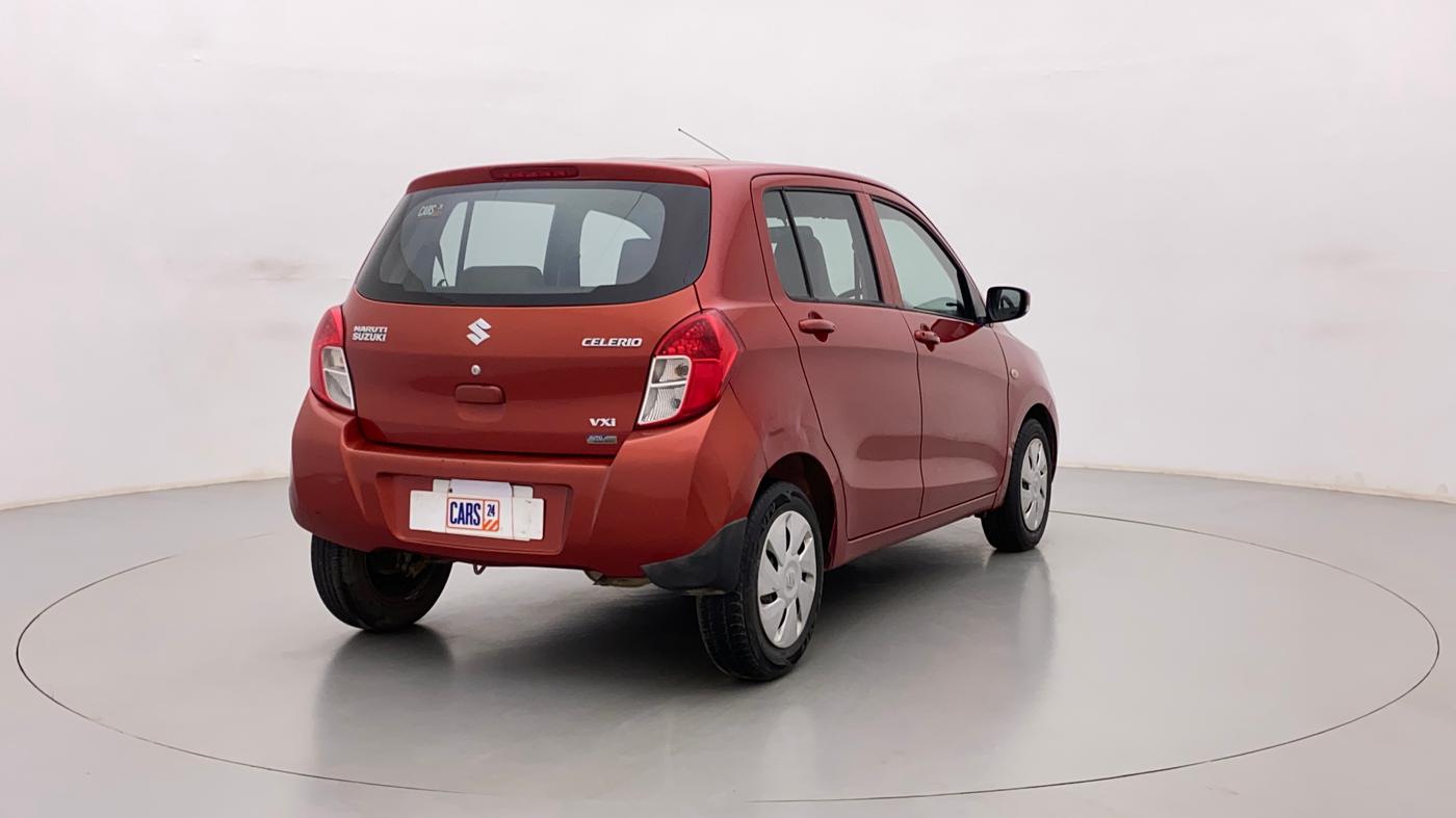 2014 Maruti Celerio VXI AMT, Petrol, Automatic, 53,982 km, Right Back Diagonal