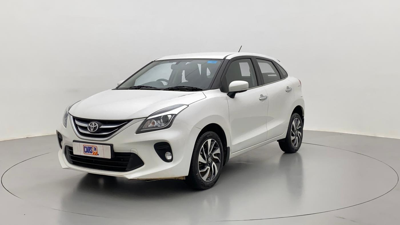 2021 Toyota Glanza G CVT, Petrol, Automatic, 12,083 km, Left Front Diagonal