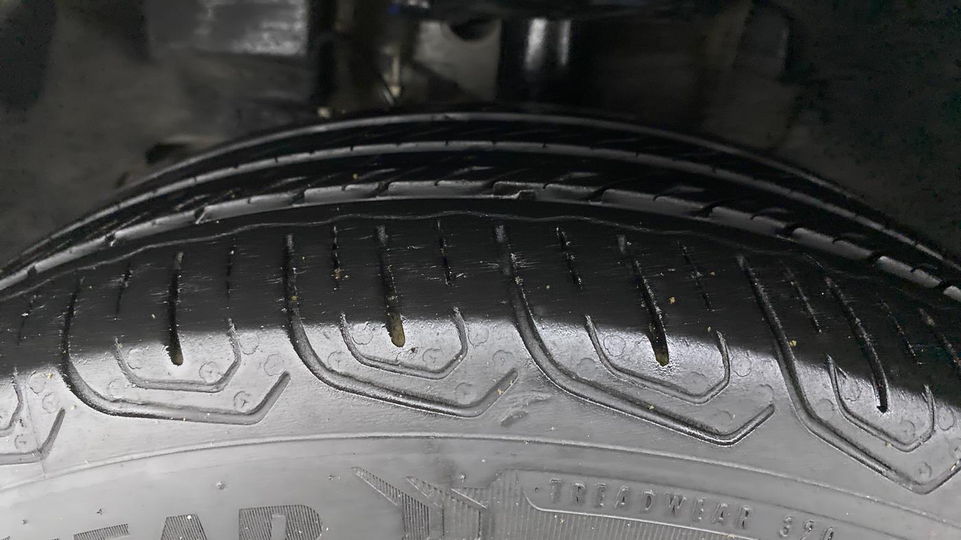 2022 Tata TIGOR XZ CNG, CNG, Manual, 25,981 km, Left Front Tyre Tread