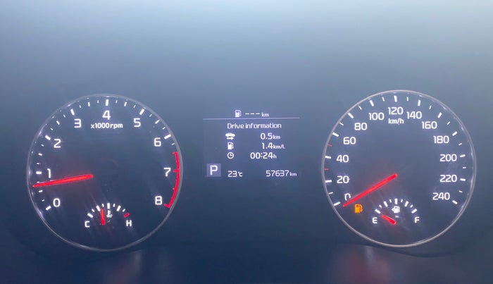 2020 KIA SELTOS HTX IVT 1.5 PETROL, Petrol, Automatic, 57,595 km, Odometer Image