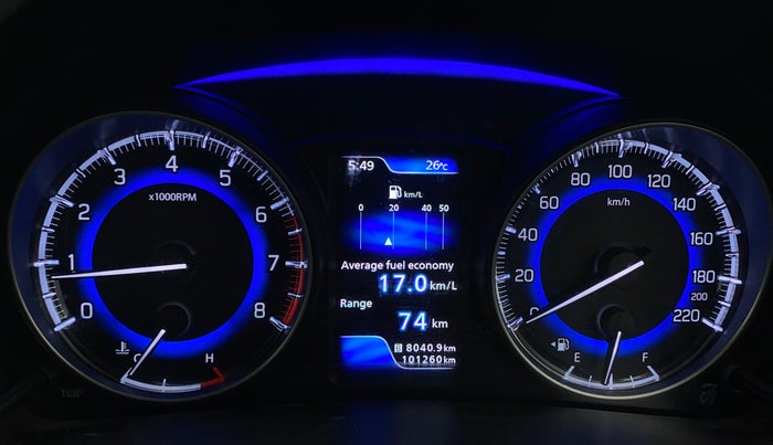 2021 Maruti Baleno ZETA PETROL 1.2, Petrol, Manual, 1,01,255 km, Odometer Image