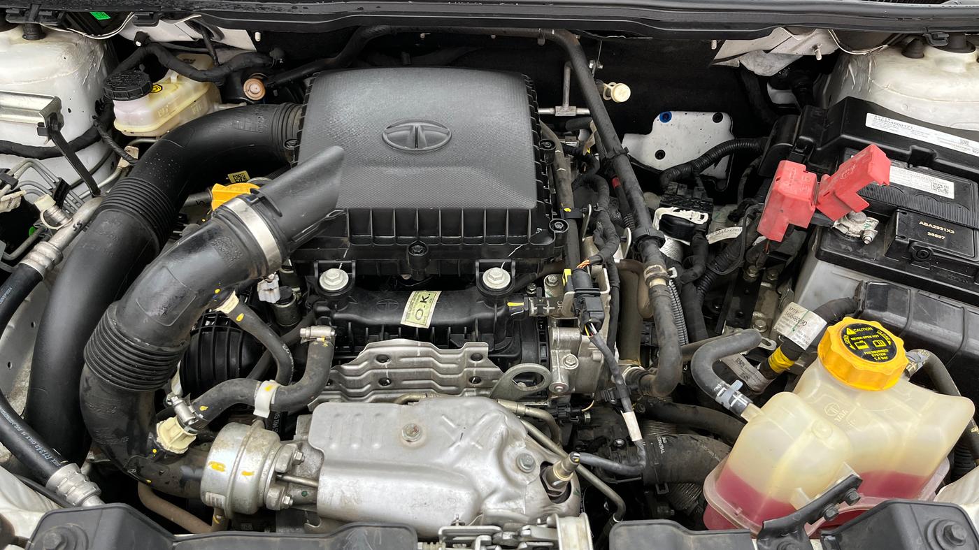 2023 Tata NEXON CREATIVE+ AMT 1.2 PETROL, Petrol, Automatic, 12,295 km, Engine View