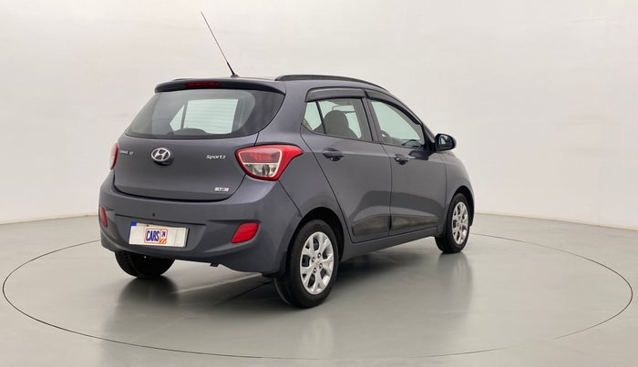 2015 Hyundai Grand i10 SPORTZ 1.2 KAPPA VTVT, Petrol, Manual, 31,123 km, Right Back Diagonal