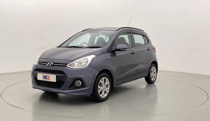 2015 Hyundai Grand i10 SPORTZ 1.2 KAPPA VTVT, Petrol, Manual, 31,123 km, Left Front Diagonal