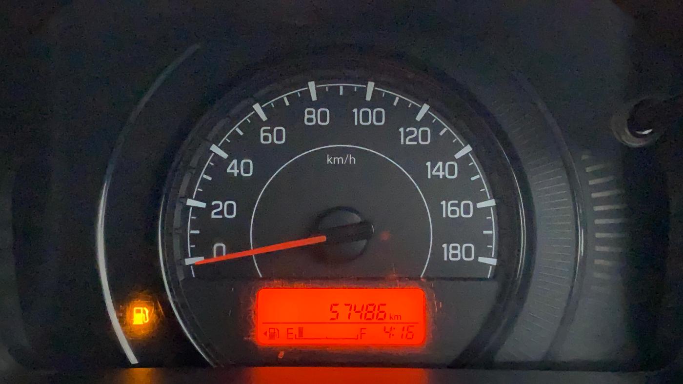2019 Maruti New Wagon-R VXI 1.2, Petrol, Manual, 57,486 km, Odometer Image