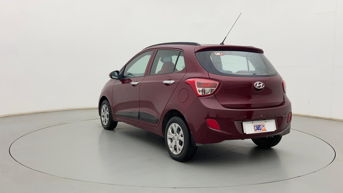 2015 Hyundai Grand i10 SPORTZ 1.2 KAPPA VTVT, Petrol, Manual, 80,452 km, Left Back Diagonal