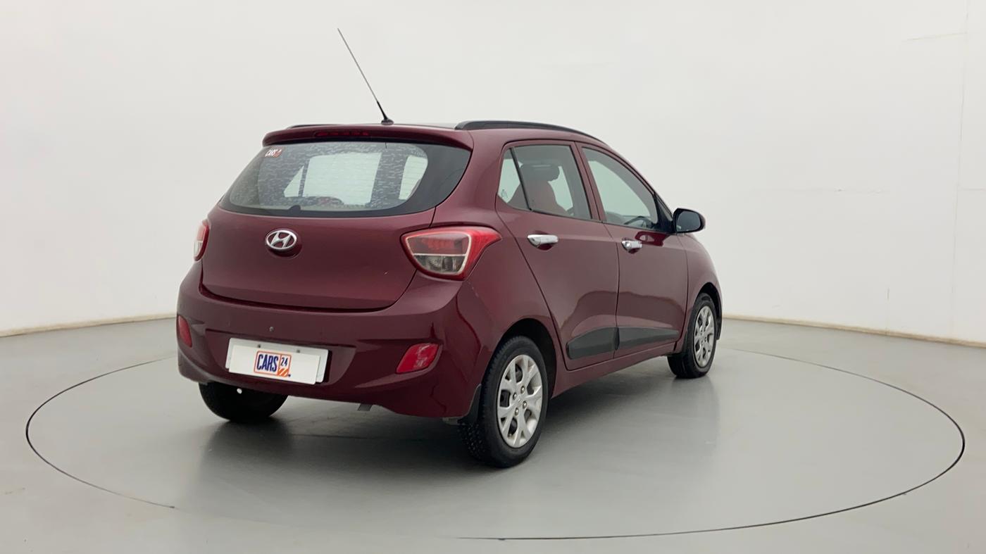 2015 Hyundai Grand i10 SPORTZ 1.2 KAPPA VTVT, Petrol, Manual, 80,452 km, Right Back Diagonal