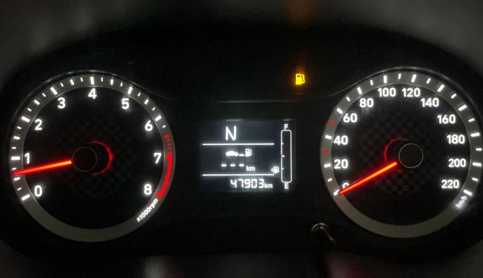 2020 Hyundai AURA S 1.2 AMT, Petrol, Automatic, 47,895 km, Odometer Image