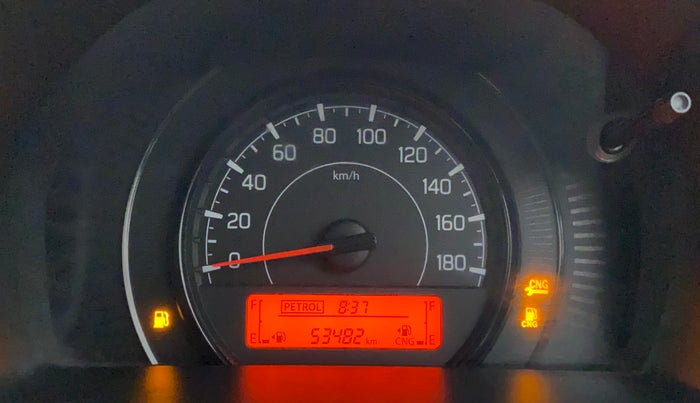2019 Maruti New Wagon-R LXI CNG 1.0, CNG, Manual, 53,481 km, Odometer Image