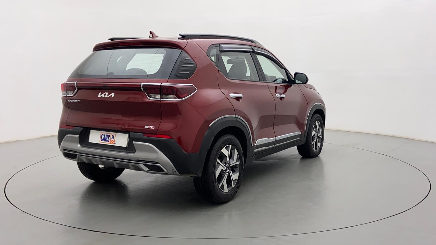 2021 KIA SONET HTX GDI G1.0 DCT, Petrol, Automatic, 9,725 km, Right Back Diagonal