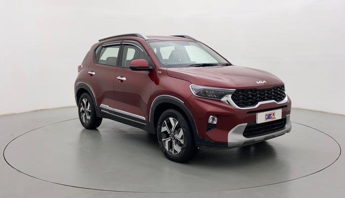 2021 KIA SONET HTX GDI G1.0 DCT, Petrol, Automatic, 9,725 km, Right Front Diagonal