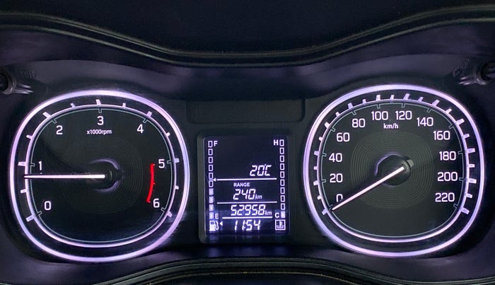 2019 Maruti Vitara Brezza ZDI, Diesel, Manual, 53,127 km, Odometer Image